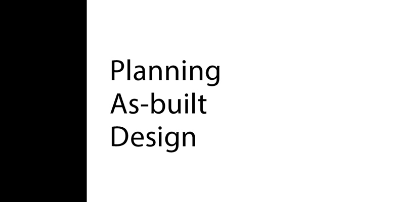 Planning drawings for BIM